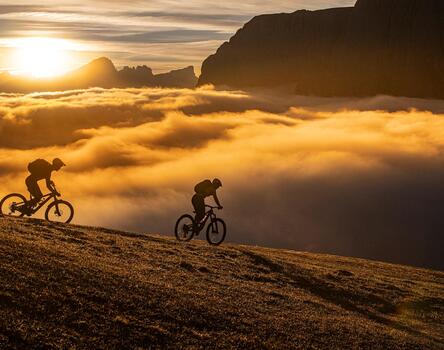 Sonnenaufgang in den Dolomiten